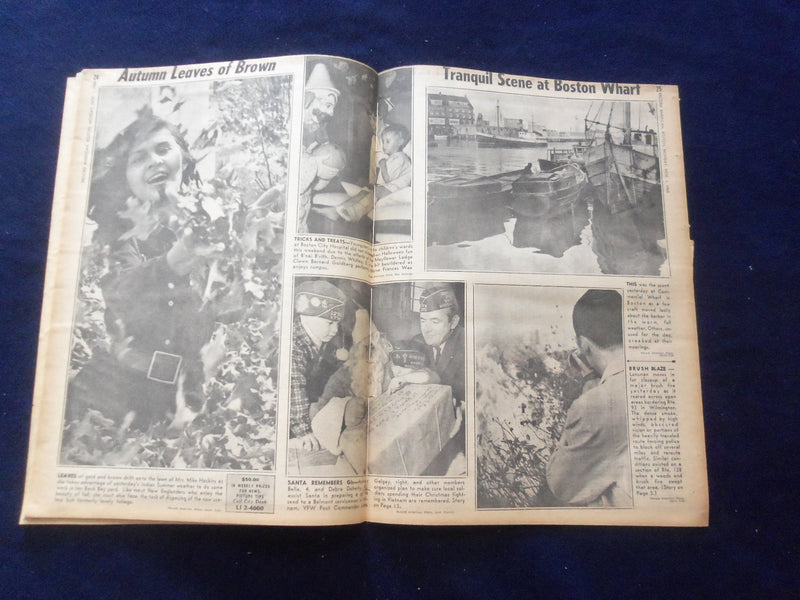 1965 NOV 1 BOSTON RECORD AMERICAN NEWSPAPER - NO. 27 DIES IN GANG WAR - NP 6319