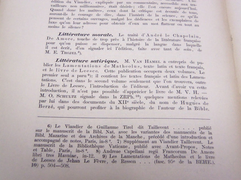 1897-1898 KRITISCHER JAHRESBERICHT BY KARL VOLLMOLLER BOOK LOT OF 6 - O 134