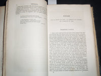 1842 OEUVRES DE LEIBNIZ FRENCH VOLUME BY M. A. JACQUES - PART 1 & 2 - KD 4815H