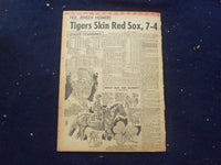 1958 JUNE 28 BOSTON RECORD AMERICAN NEWSPAPER - BLAZE DESTROYS CLUB - NP 6259
