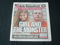 2019 JANUARY 12 NEW YORK POST NEWSPAPER-JAYME CLOSS KIDNAP-JAKE THOMAS PATTERSON
