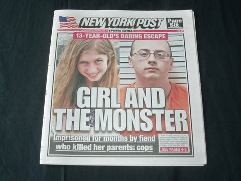 2019 JANUARY 12 NEW YORK POST NEWSPAPER-JAYME CLOSS KIDNAP-JAKE THOMAS PATTERSON