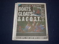 2021 FEBRUARY 11 NEW YORK DAILY NEWS NEWSPAPER - NY OKs LIMITED FANS IN STADIUMS