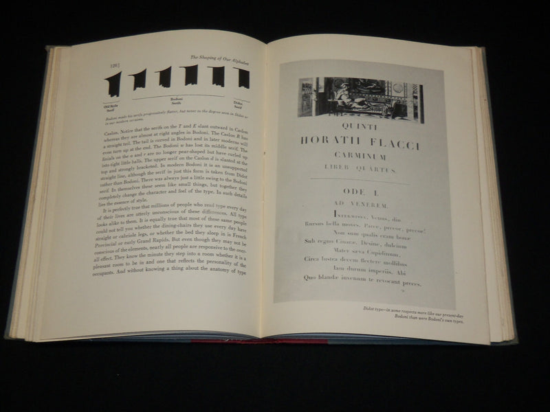 1955 THE SHARPING OF OUR ALPHABET HARDCOVER BOOK BY FRANK DENMAN - KD 6379