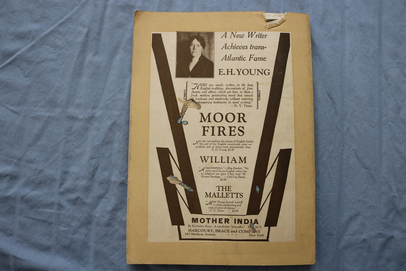 1927 NOVEMBER THE BOOKMAN SOFTCOVER BOOK - UPTON SINCLAIR STORY - K 3204