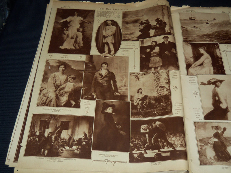 1925 NOVEMBER 29 NEW YORK TIMES PICTURE SECTION - MASTERPIECES OF ART - NT 9497
