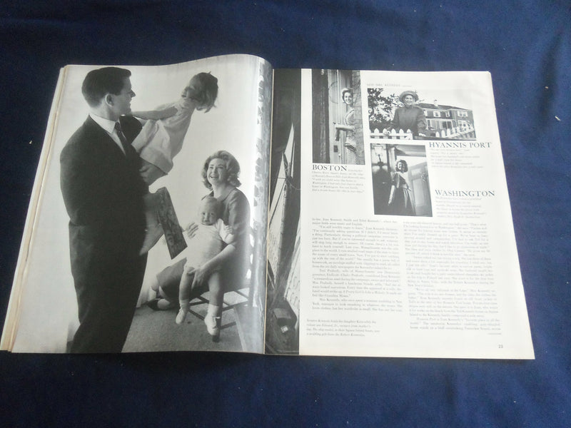 1963 FEBRUARY 26 LOOK MAGAZINE - JOAN KENNEDY IN WASHINGTON - LK 75