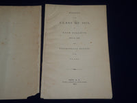 1861 YALE COLLEGE CLASS OF 1819 MEETING SOFTCOVER CATALOGUE - SP 2608