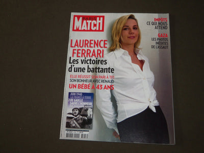 2010 JUNE 10-16 PARIS MATCH (FRENCH) MAGAZINE - LAURENCE FERRARI - SP 9979