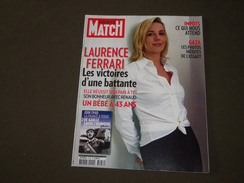 2010 JUNE 10-16 PARIS MATCH (FRENCH) MAGAZINE - LAURENCE FERRARI - SP 9979