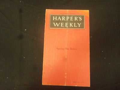 1915 APRIL 24 HARPER'S WEEKLY MAGAZINE - NICE ARTICLES & ILLUSTRATIONS - ST 2507
