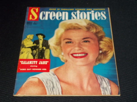 1953 DECEMBER SCREEN STORIES MAGAZINE - DORIS DAY FRONT COVER - E 14452
