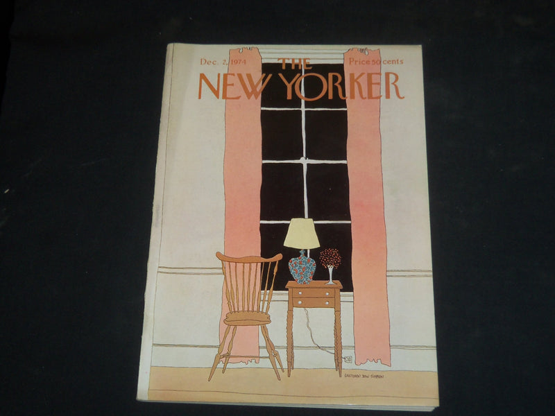 1974 DECEMBER 2 THE NEW YORKER MAGAZINE - ILLUSTRATED COVER - NY 1208