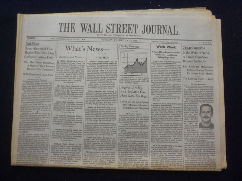 1999 MAY 10 THE WALL STREET JOURNAL-BEIJING PROTESTS AGAINST NATO ATTACK- WJ 334