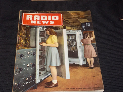1946 JUNE RADIO NEWS MAGAZINE - LIFE TESTING FRONT COVER - E 5219