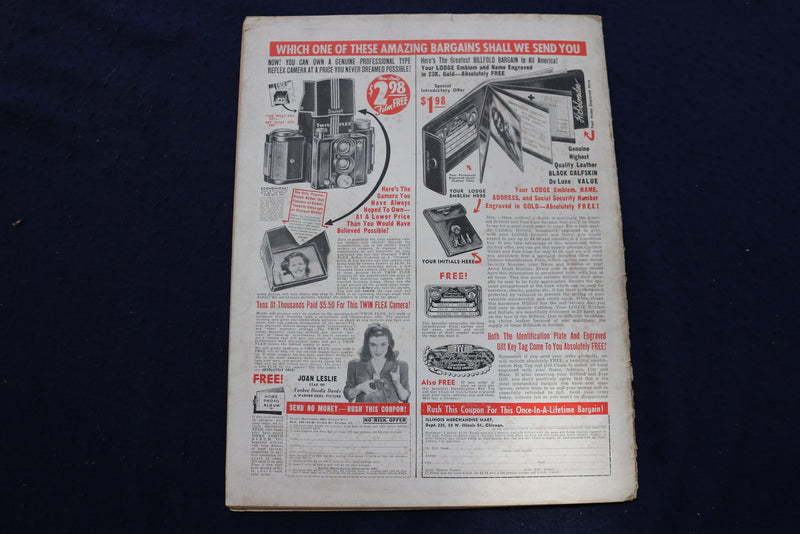 1942 JUNE 20-26 MOVIE-RADIO GUIDE MAGAZINE - BING CROSBY COVER - E 9256