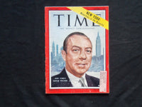 1956 OCTOBER 1 TIME MAGAZINE - NEW YORK'S MAYOR ROBERT F. WAGNER - T 1557