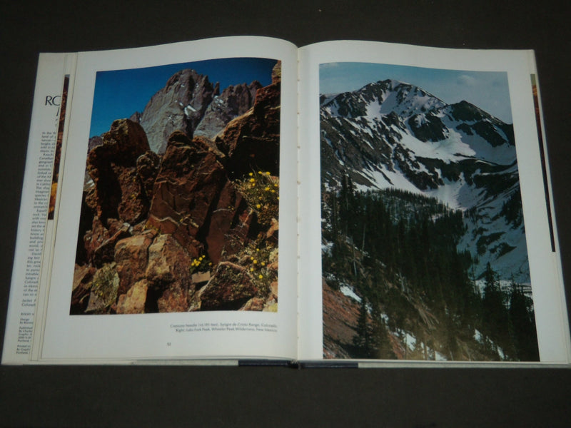 1975 ROCKY MOUNTAINS BOOK BY DAVID MUENCH - GREAT PHOTOS - I 439