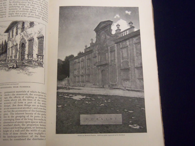 1903 NOVEMBER THE CENTURY MAGAZINE - VILLA CAMPI BY MAXFIELD PARRISH - SP 2587
