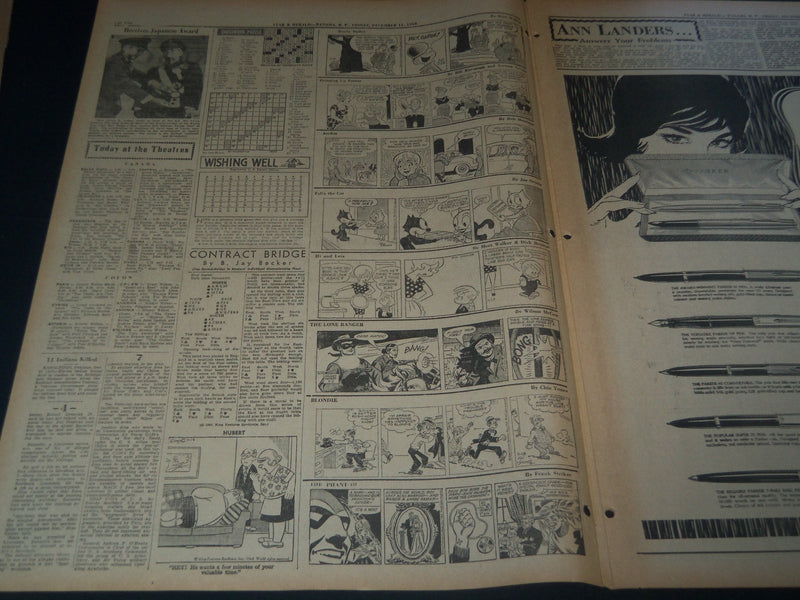 1964 DEC 11 PANAMA STAR & HERALD NEWSPAPER - 19 WHITES FREED IN KLAN - NT 7591