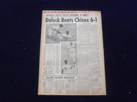 1958 JULY 12 BOSTON DAILY RECORD NEWSPAPER-GOLDFINE DUCKS QUIZ ON LOANS -NP 6354