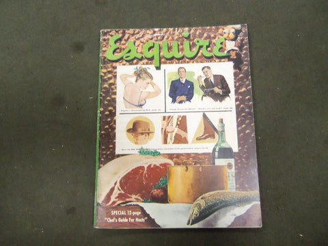 1948 NOVEMBER ESQUIRE MAGAZINE - NICE ILLUSTRATIONS, COVER AND ADS - ST 2751