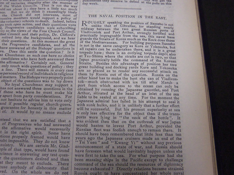 1904 SATURDAY REVIEW 2 BOUND VOLUMES - COMPLETE YR- PUBLISHED IN LONDON - R 1089
