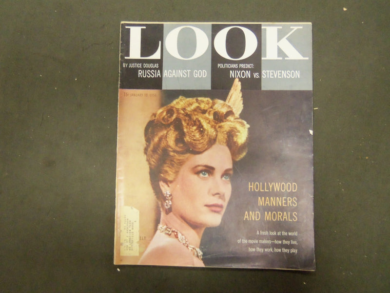1956 JANUARY 10 LOOK MAGAZINE - GRACE KELLY - ST 2880