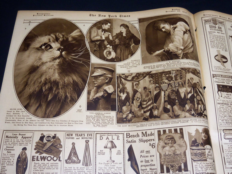 1918 DECEMBER 22 NEW YORK TIMES PICTURE SECTION - SOLDIERS COME HOME - NT 8816