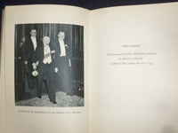 1957 PROCEEDINGS OF WILLIAMSBURG AWARD TO CHURCHILL HARDCOVER BOOK BY - KD 9076
