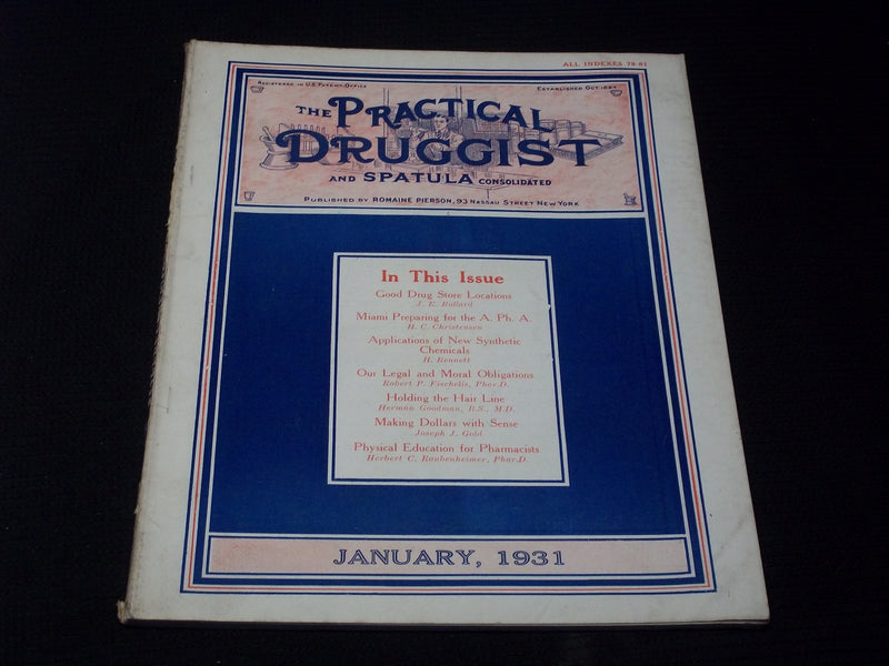 1931 JANUARY THE PRACTICAL DRUGGIST MAGAZINE - E 4390