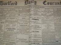 1865 MAY 26 HARTFORD DAILY COURANT NEWSPAPER - NEGRO SUFFRAGE - NP 4252G