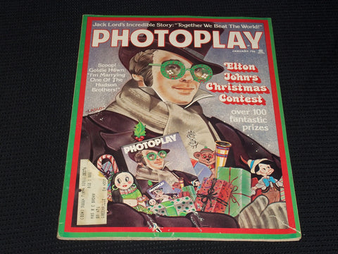 1976 JANUARY PHOTOPLAY MAGAZINE - ELTON JOHN FRONT COVER - E 1753