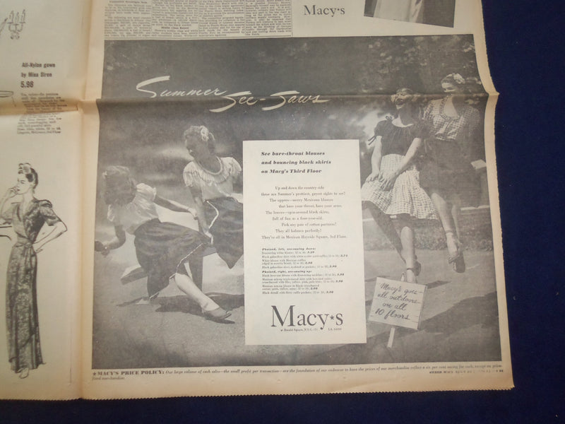 1944 JUNE 18 NEW YORK TIMES - AMERICANS THREATEN TO TRAP CHERBOURG FOE - NP 6571