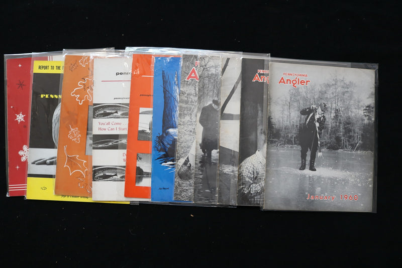 1960 PENNSYLVANIA ANGLER MAGAZINE - LOT OF 11 - O 3743