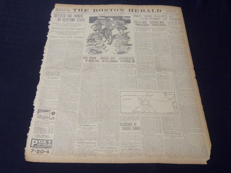 1904 JULY 5 THE BOSTON HERALD - SAVE 101 MORE FROM THE NORGE - BH 44