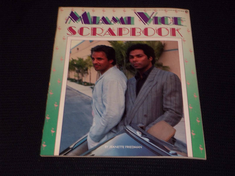 1985 MIAMI VICE SCRAPBOOK MAGAZINE - DON JOHNSON PHILIP THOMAS COVER - E 16921