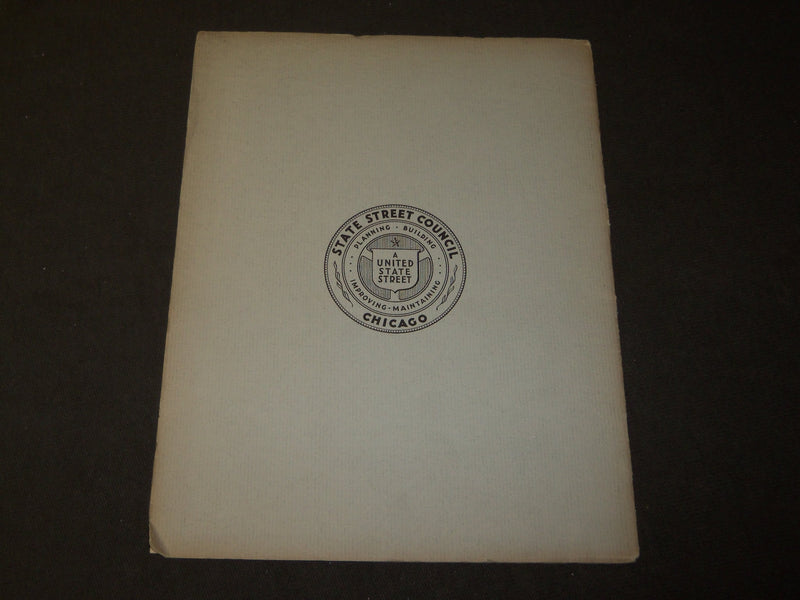 1939 STATE STREET COUNCIL ANNUAL REPORT BY ITS PRESIDENT - CHICAGO - J 3511