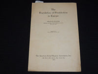 1914 THE REGULATION OF PROSTITUTION IN EUROPE BULLETIN BY ABRAHAM FLEXNER- K 628