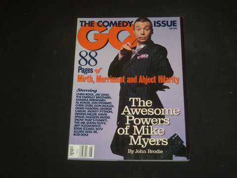 1999 JUNE GQ MAGAZINE - MIKE MYERS COVER - SP 3462