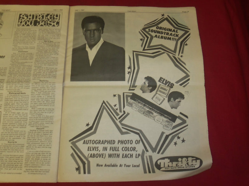 1967 JULY 1 THE BEAT NEWSPAPER-YELLOW BALLOON - PHOTOS, ARTICLES & ADS - NP 3916