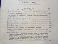 1879 APPLETONS' JOURNAL MAGAZINE LOT OF 9 ISSUES - NICE ILLUSTRATIONS - WR 698