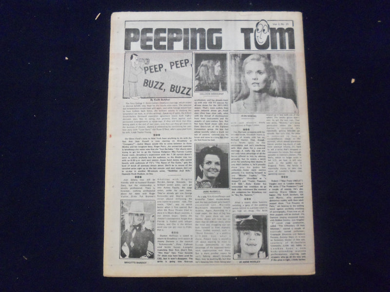 1971 AUGUST 4 PEEPING TOM NEWSPAPER - PRETTY GAL IS RAPED OVER & OVER - NP 7293