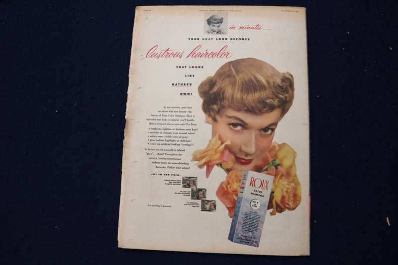 1953 NOV 15 SUNDAY NEWS PICTURE NEWSPAPER - DEBORAH KERR -MOVIE SECTION- E 22780