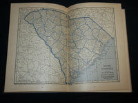 1929 LITERARY DIGEST ATLAS OF THE WORLD HARDCOVER BOOK - KD 6606