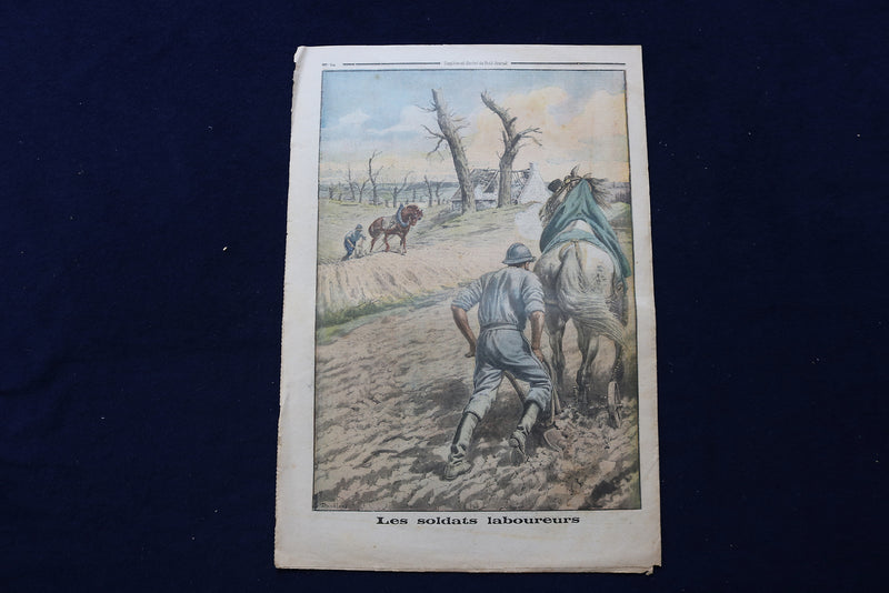 1917 JAN 14 LE PETIT JOURNAL SUPPLEMENT ILLUSTRE MAGAZINE -GEN. PASSAGA- NP 8794