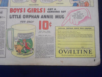 1933-1940 OVALTINE FULL PAGE COLOR COMICS ADS - LOT OF 7 - NP 5255