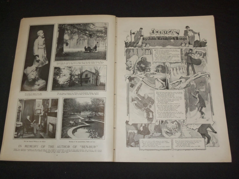 1910 JANUARY 15 HARPER'S WEEKLY MAGAZINE -WILLIAM J. GAYNOR, NYC MAYOR - ST 6363