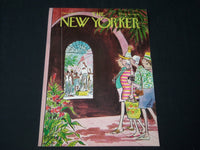 1971 JANUARY 9 NEW YORKER MAGAZINE FRONT COVER ONLY - GREAT ART FOR FRAMING