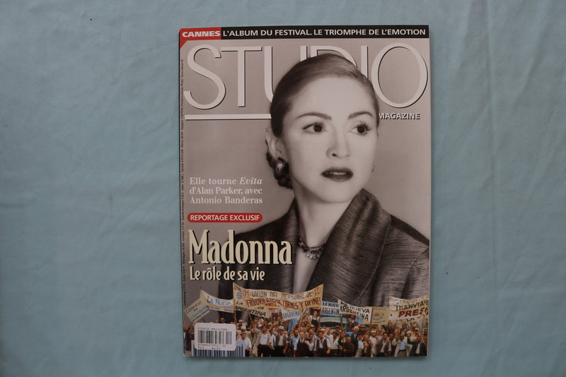 1996 JUNE STUDIO MAGAZINE - MADONNA IN EVITA COVER - FRENCH - E 19526
